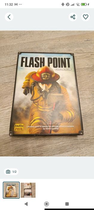 Ognisty Podmuch gra planszowa ENG