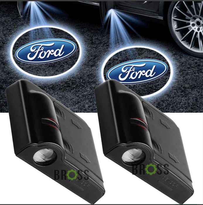 Led прєкція підсвікта на двері логотип ford