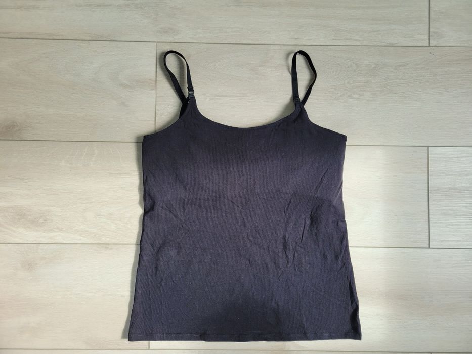 Bluzka koszulka czarna do karmienia H&M MAMA rozm. L