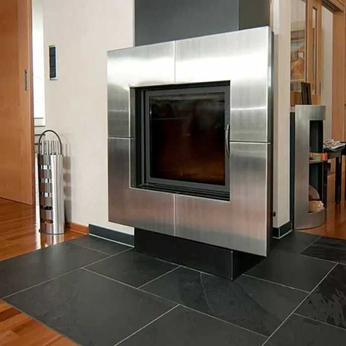 Płytki Łupek Panther Black naturalny 80x40x1,2 cm- podłoga ściany