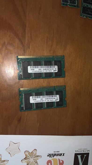 Placas memória RAM SAMSUNG 1GB