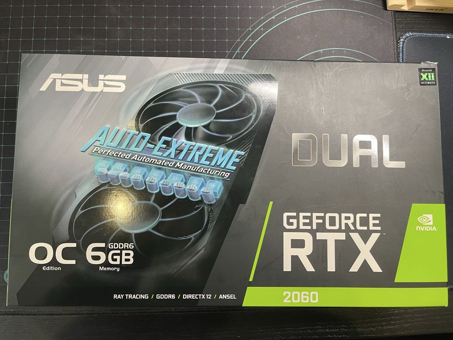 ASUS GeForce RTX 2060 6GB Dual OC – Caixa