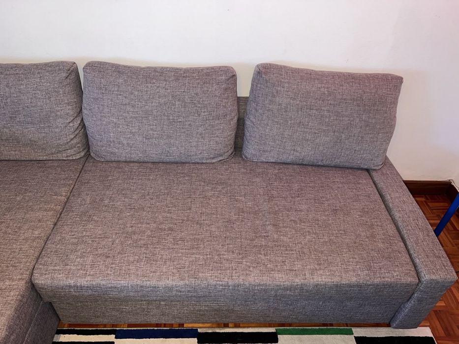 Sofá-cama chaise longue com arrumação - IKEA FRIHETEN [ NEGOCIÁVEL ]