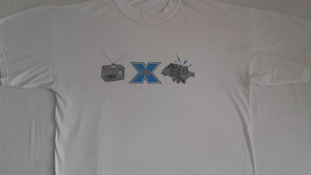 T-shirts da XFM. Muito raras. Em bom estado.
