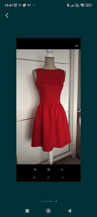 Czerwona sukienka 34