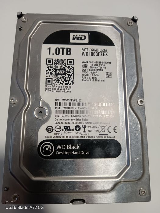 1 Terabyte Hard Drive485962645211729920