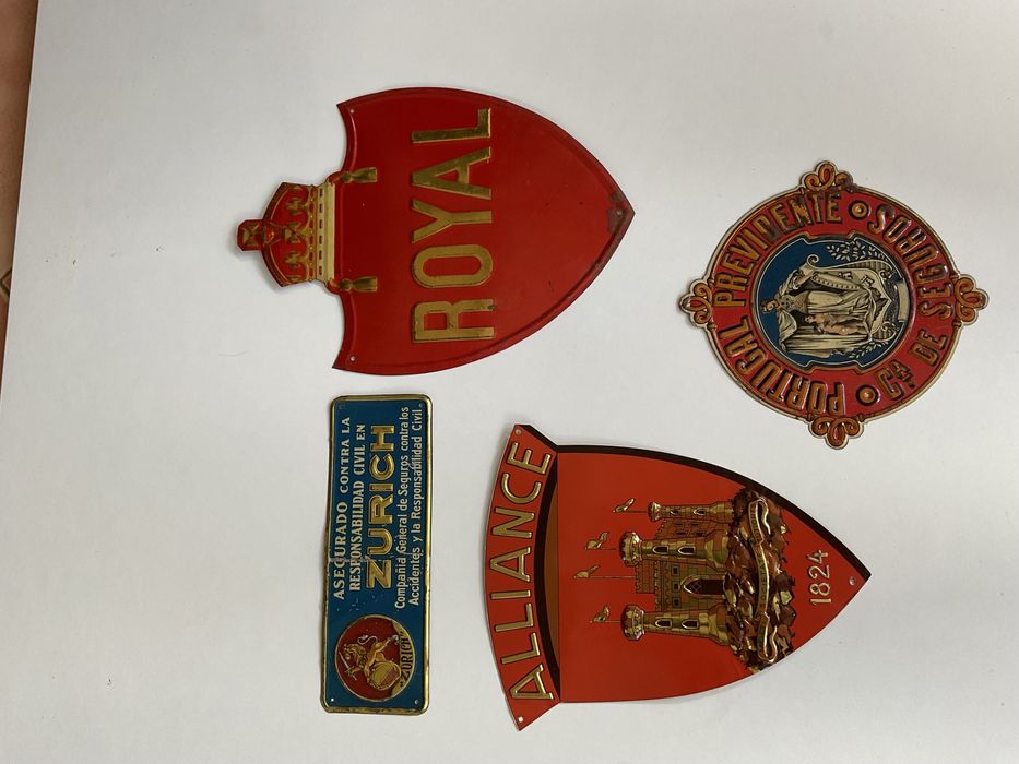 Placa chapa seguros Fogo/Incêndio