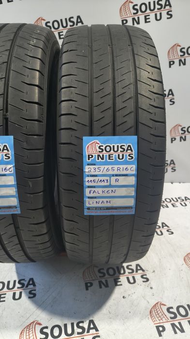 2 pneus semi novos 235-65R16C Falken - Oferta dos portes