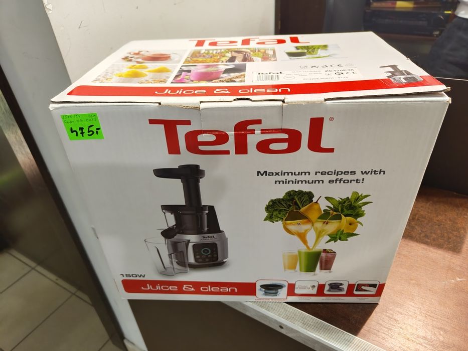 Wyciskarka wolnoobrotowa pionowa Tefal ZC420E38 150 W