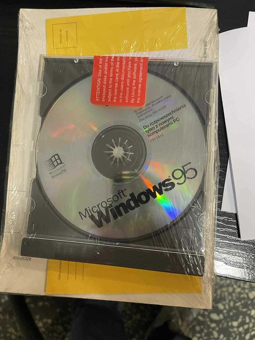 Płyta windows 95 orginalnie zapakowana.
