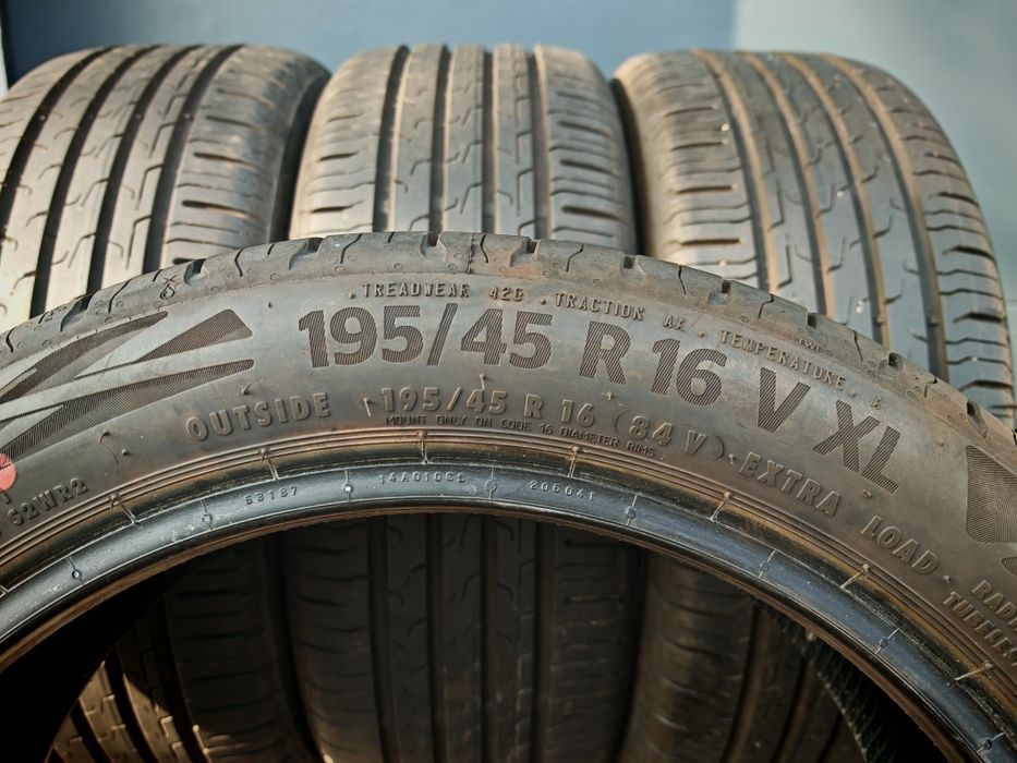 Opony Continental EcoContact 6 195/45/16 letnie 2020 DEMO