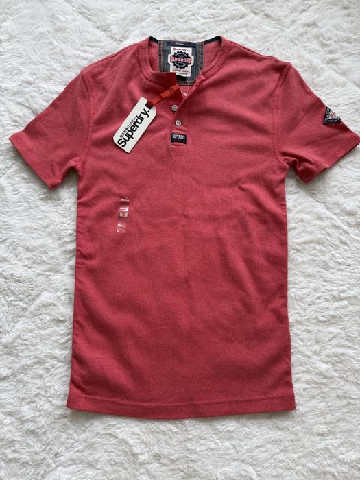 Футболка чоловіча червона  SuperDry, розмір S