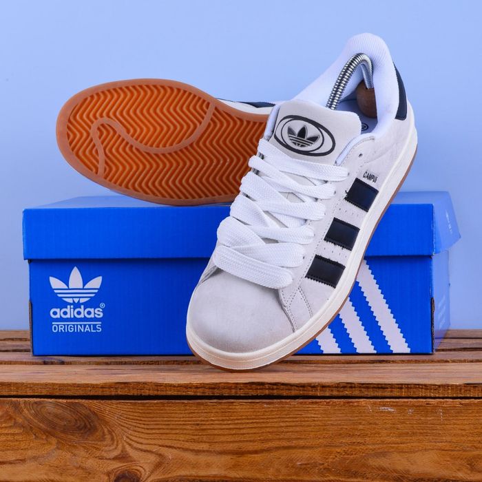 (2275) Кросівки кеди Adidas Campus сірі з чорним (41-46) адідас