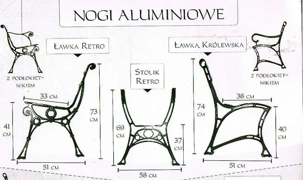 Huśtawka -Nogi do huśtawki