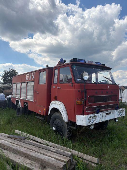 STAR 244 samochód pożarniczy 4x4 1983 sprawny zabytek kamper food truck wywrotka