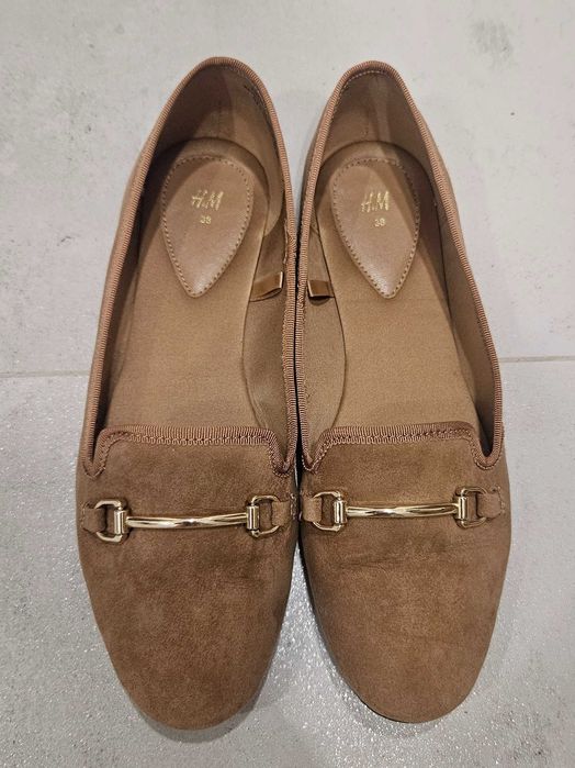 Mokasyny damskie lordsy półbuty H&M r. 38