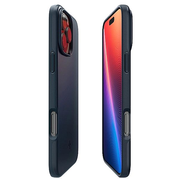 Etui Spigen Thin Fit MagSafe do na iPhone 16 Pro Max - ciemnoszare