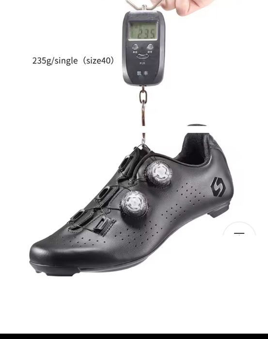 Sapatos de ciclismo de estrada sola em carbono