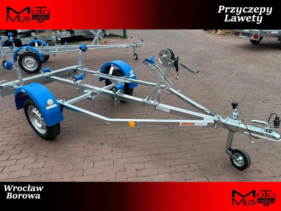 Neptun Przyczepa Neptun N7-12 Navy Podłodziowa Łódź Ponton Do 4M