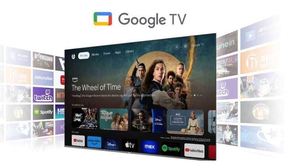 Telewizor LED TCL 43P6K 43 cale 4K UHD Smart Tv Google TV