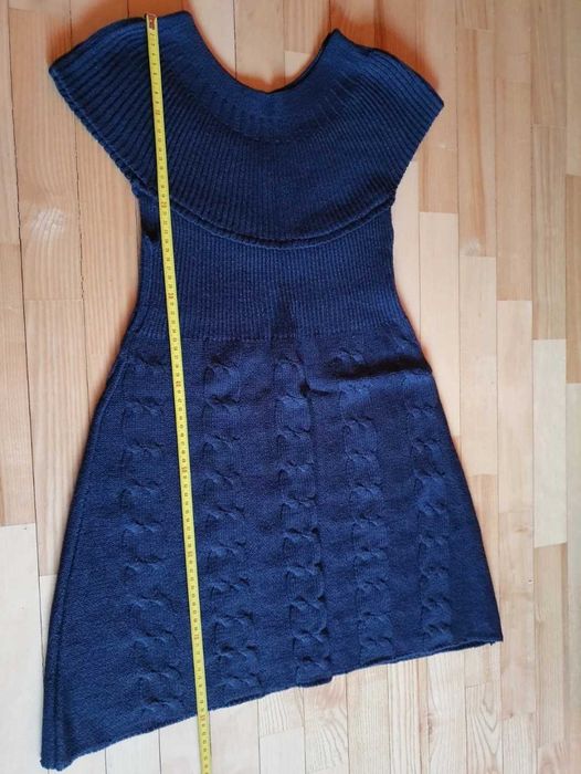 Dzianinowa sukienka jesień zima