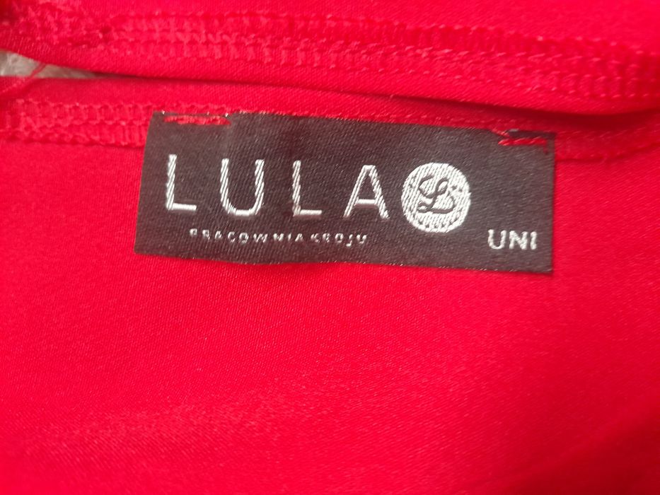 Sukienka czerwona roz uni. Polecam do XL