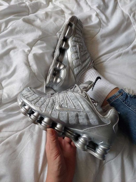 Кросівки Nike Shox TL Silver premium