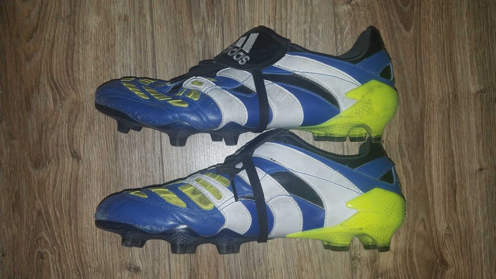 Buty ADIDAS PREDATOR Accelerator FG FR43 27.5cm kultowe lanki korki professionalne Skóra* kangurza