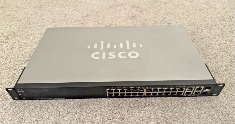Свич, комутатор Cisco SG300-28PP 28-Port Gigabit PoE+