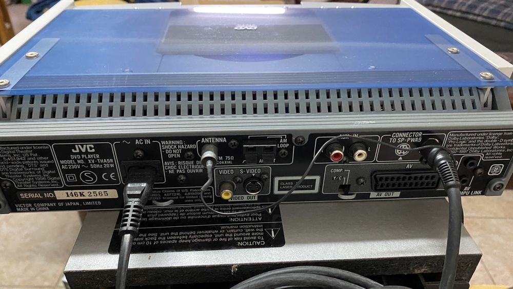 Sistema de som JVC home cinema  5.1