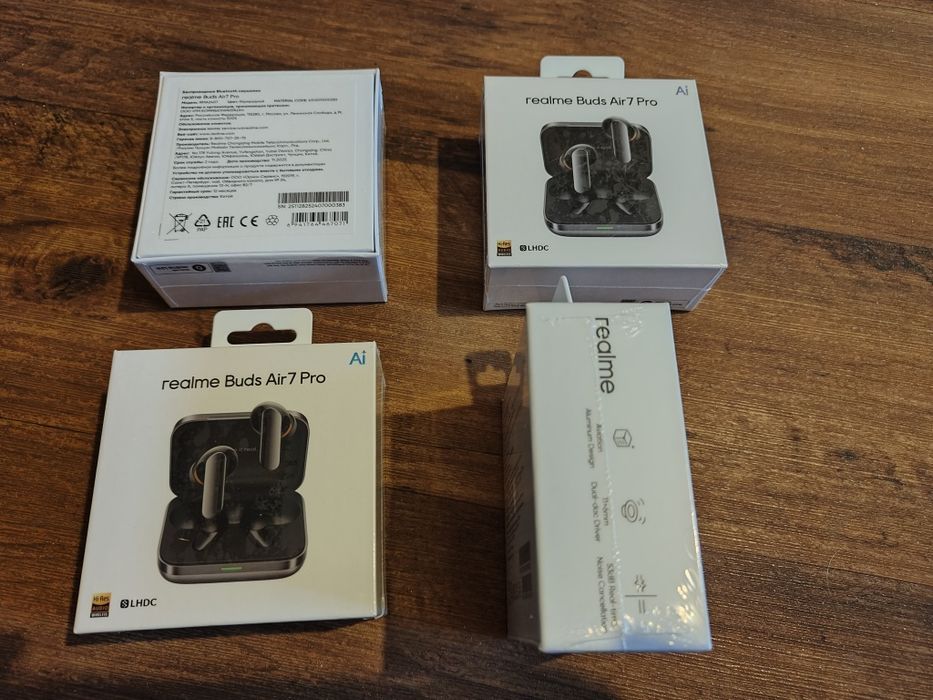 Навушники Realme Buds Air 7 Pro ,глобальна версія, шумодав, LHDC 5.0