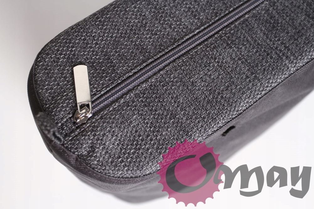 organizer OBAG STANDARD struktura grafit Elegancki 2 kieszenie OMAY