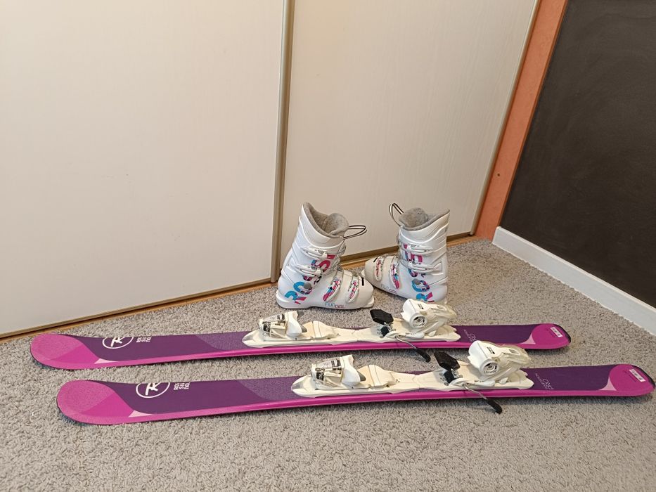 Komplet buty narciarskie i narty Rossignol
