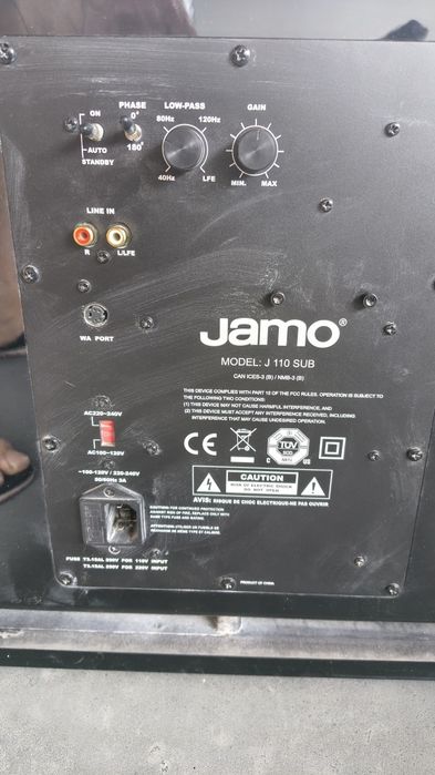 Zestaw głośników kino domowe 5.1 Jamo S628 + subwoofer J110