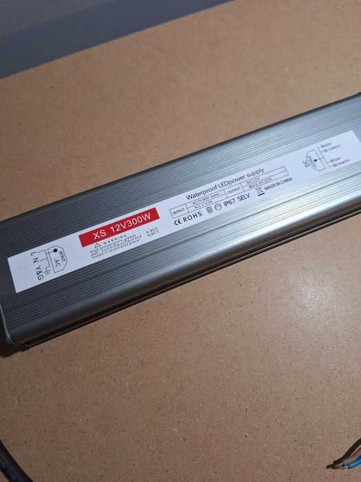Zasilacz Led Zewnętrzny 12v300W