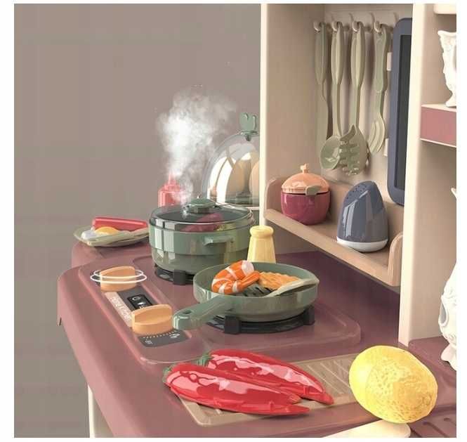 kuchnia dla dzieci dźwięki led woda generator pary dodatki okazja