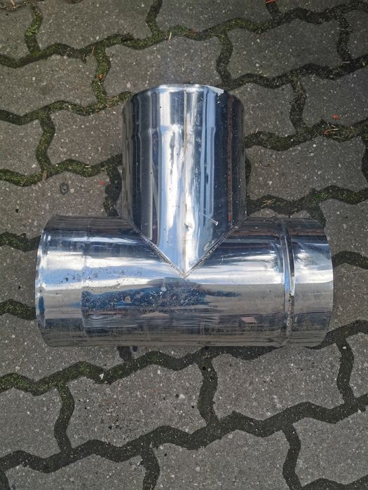 Komin trójnik koncentryczny kris pol 80/125/180