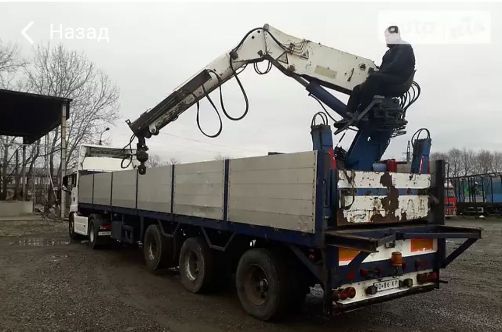 В Одессе кран манипулятор с вылет.стрелы.12.5 метров от1 до 25тонн