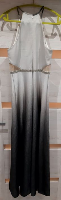 Sukienka ombre (srebrno-czarna) na Sylwestra/wesele/studniówke
