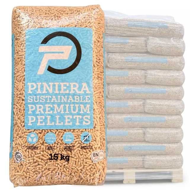 Dostępny od ręki ! Pellet drzewny Piniera Austriacki ENplus A1 najwyższej klasy 100% drzewo