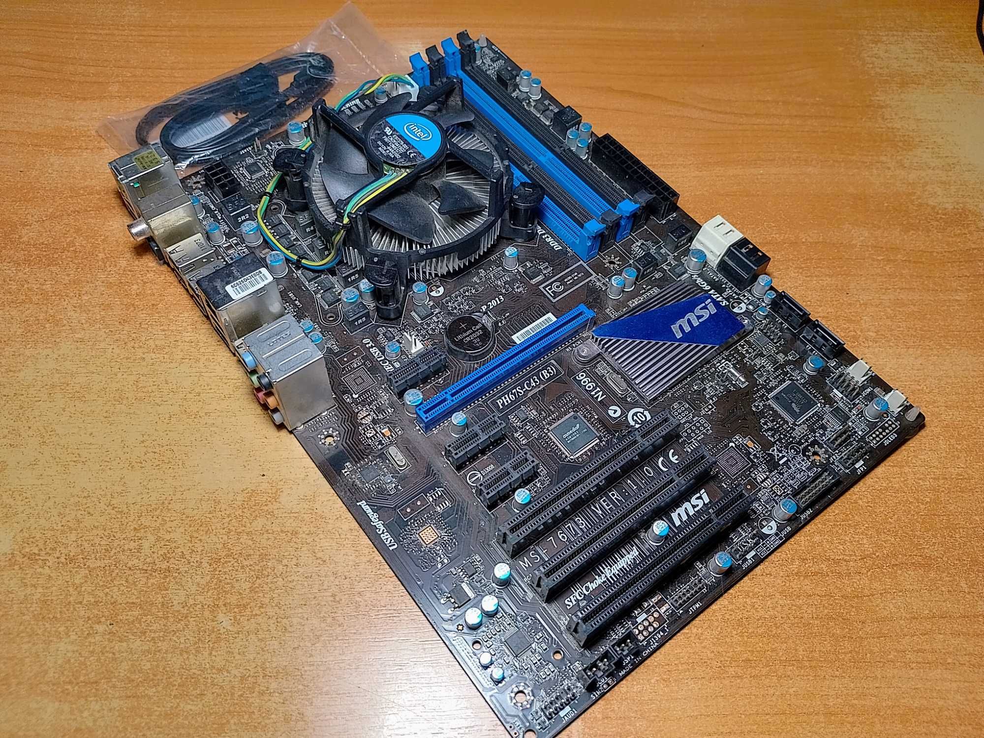 MSI PH67S-C43 + i5-2400 3.1GHz(сокет 1155) + кулер: 1 000 грн ...