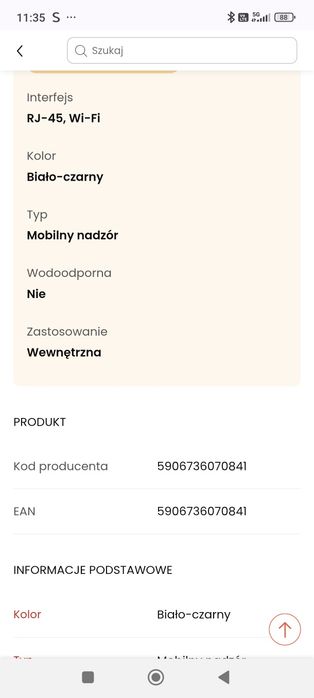 Kamera wewnętrzna GoCleaver delta eye