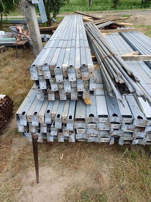Słupy, słupki, profile zamknięte ocynkowane 100x50x2.7 lub 3.2 lub 4mm