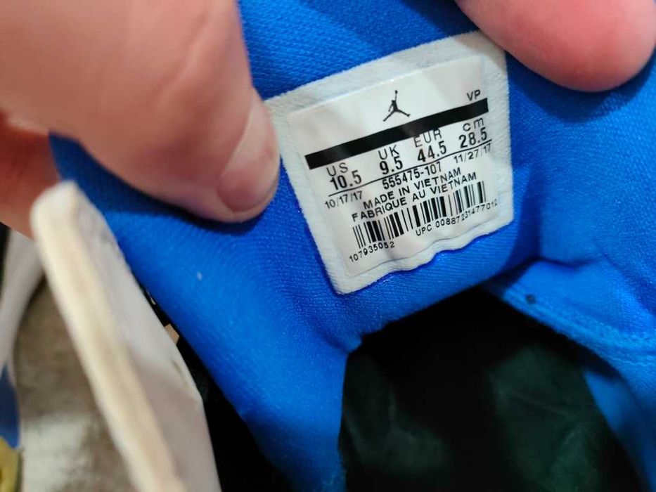 Кросівки Jordan Flight Club 91 р-44.5 оригінал кроссовки Джордан белые