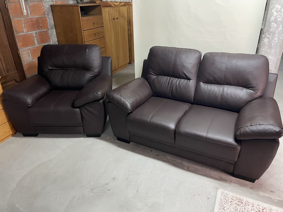 Conjunto de 2x sofás (2+1 lugares) + adesivo de reparação