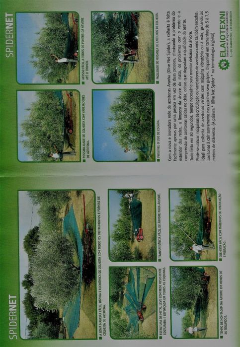 Toldo articulado 7 metros apanha azeitonas /amêndoas etc.