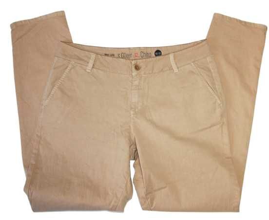 s.Oliver 40 smart chino  spodnie damskie z elastanem