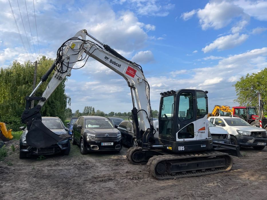 Bobcat Koparka gąsiennicowa Bobcat E85 Rok 2015 Oryginał 5500 MTG Bardzo ładna  Klimatyzacja,Pług,Szybkozłącze,Joysticki*Zadbana*Komatsu cat jcb volvo