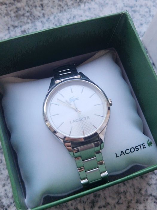 Zegarek damski Lacoste Cyprus srebrny na bransolecie Jak nowy