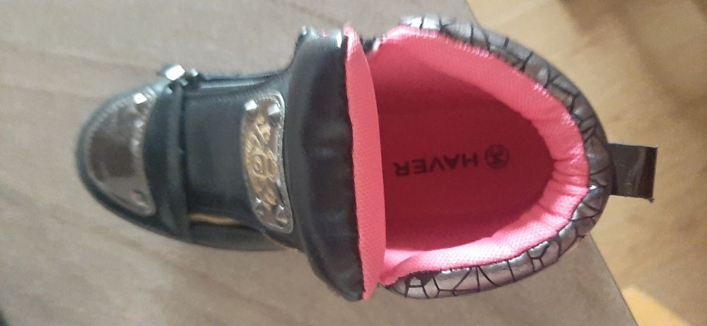 Buty dziecięce dziewczęce 34 półbuty na zamek